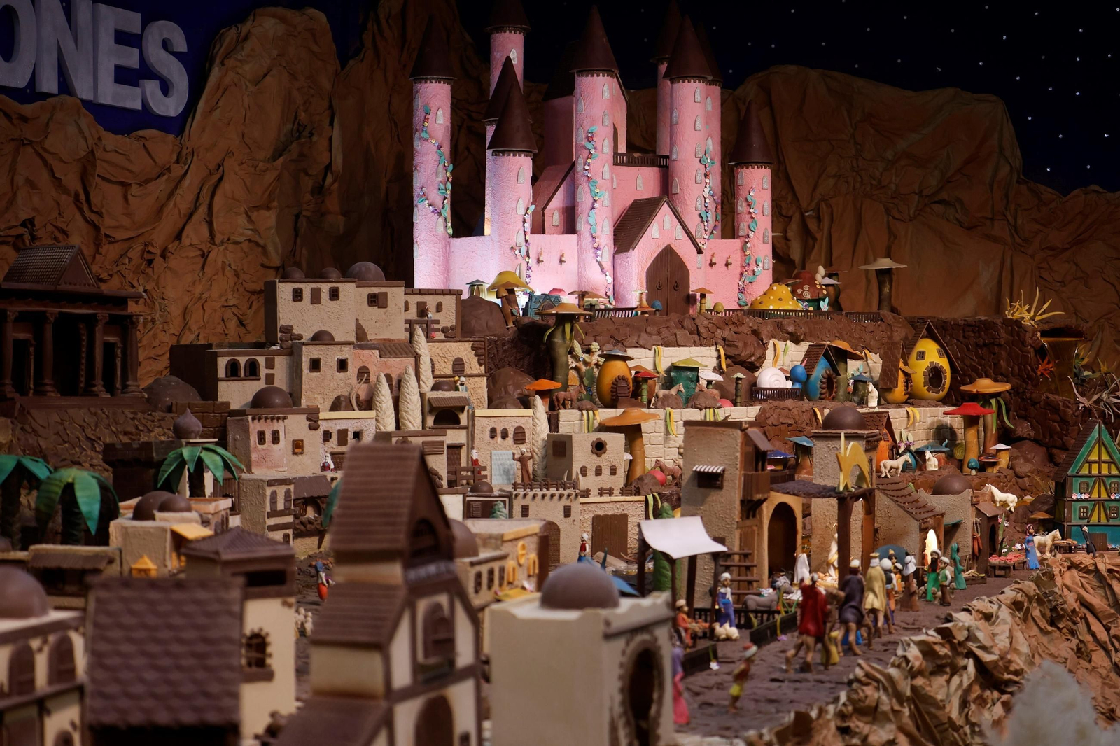 El belén de chocolate de Rute, al detalle en estas fotos