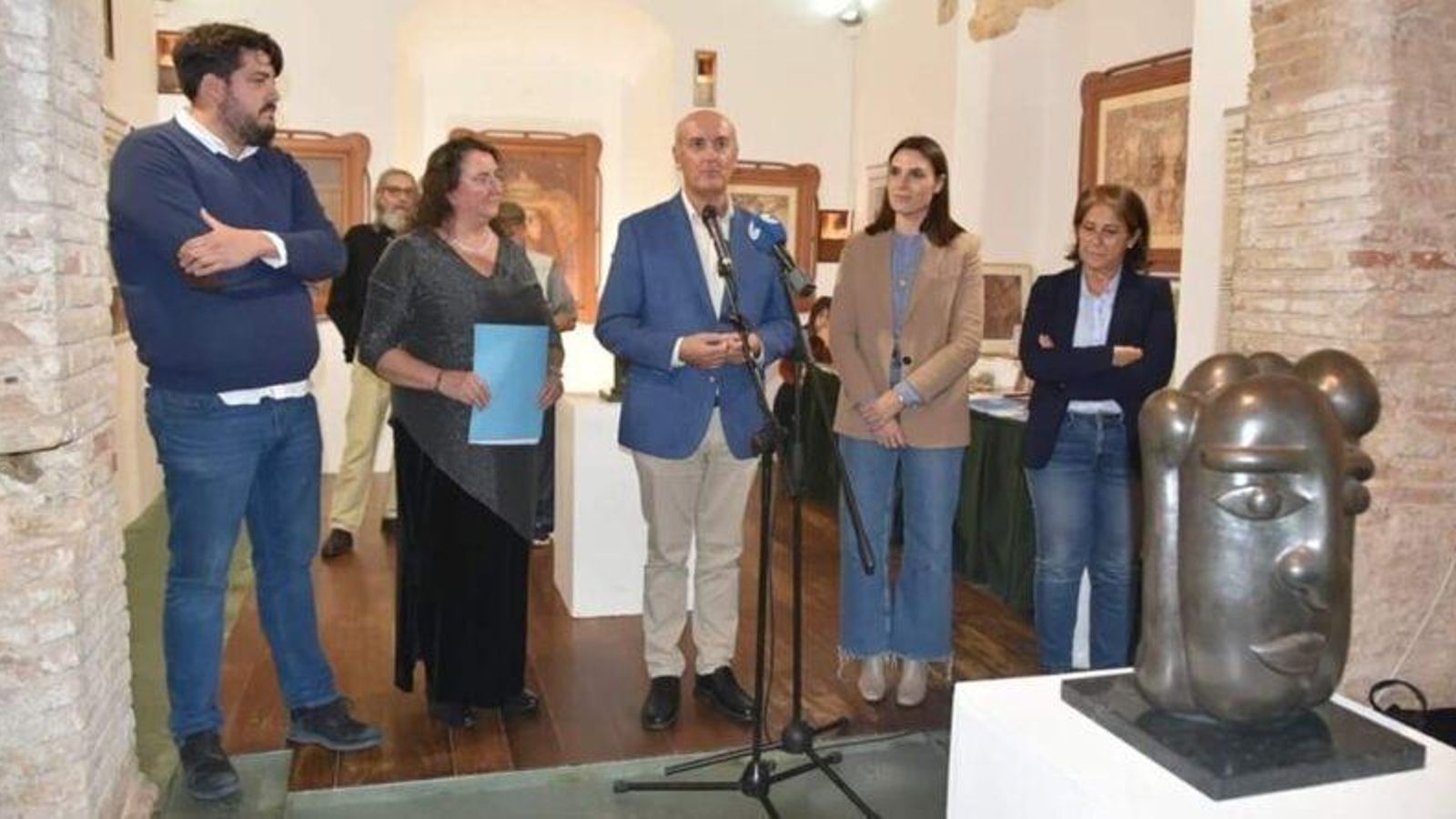 Inauguración de la muestra el pasado 10 de noviembre