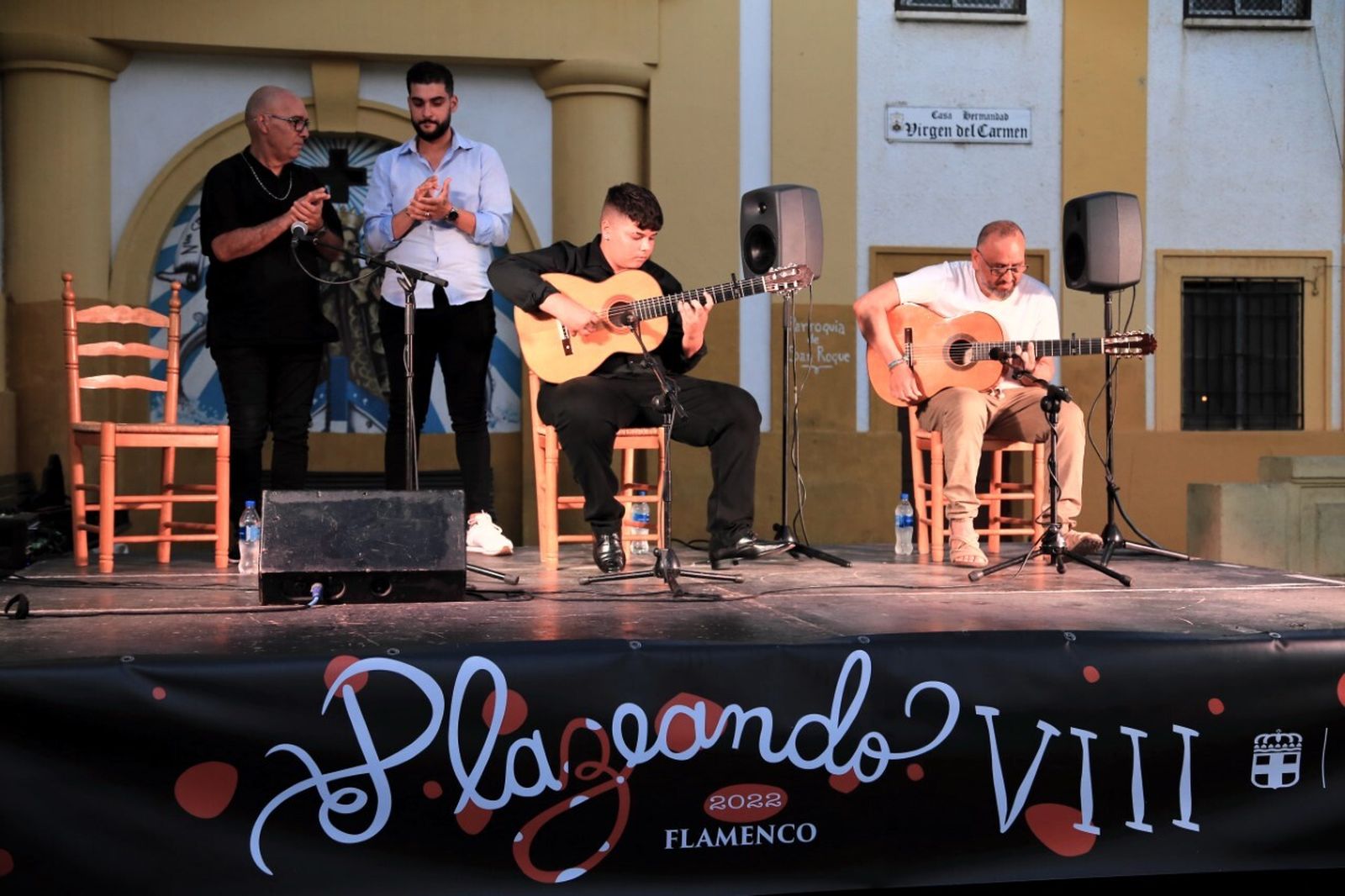 David Santiago ‘El Funde’  durante su actuación.