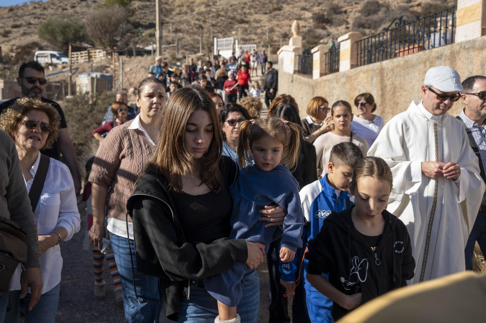 Las imágenes de la romería en Cuevas de Los Úbeda
