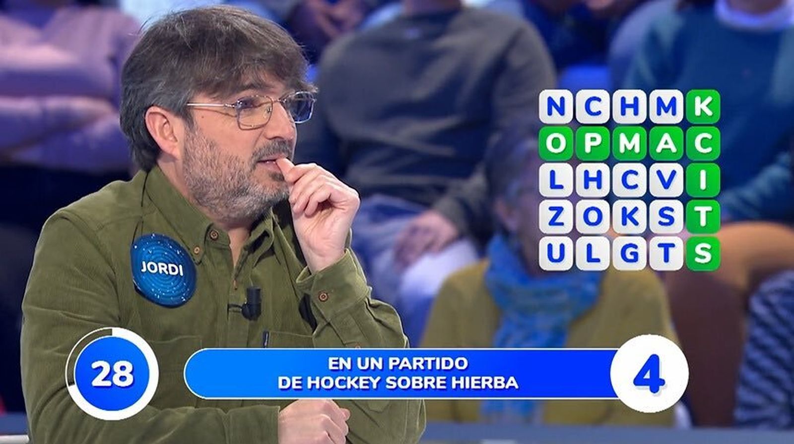 Jordi Évole este lunes en 'Pasapalabra'