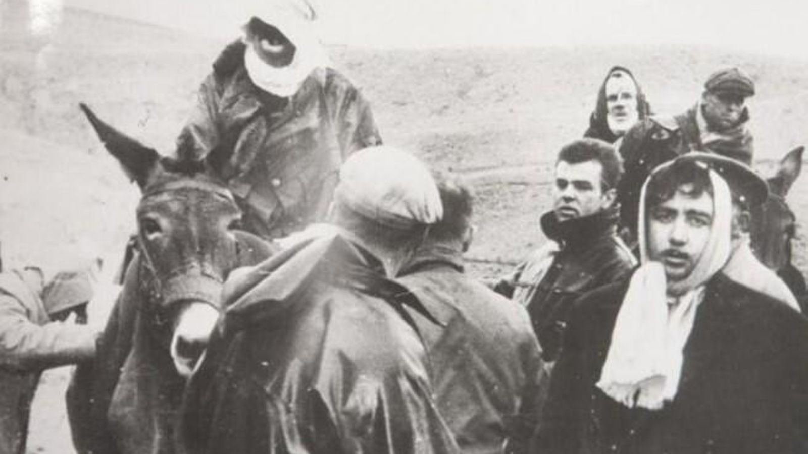 Vecinos que participaron en el rescate