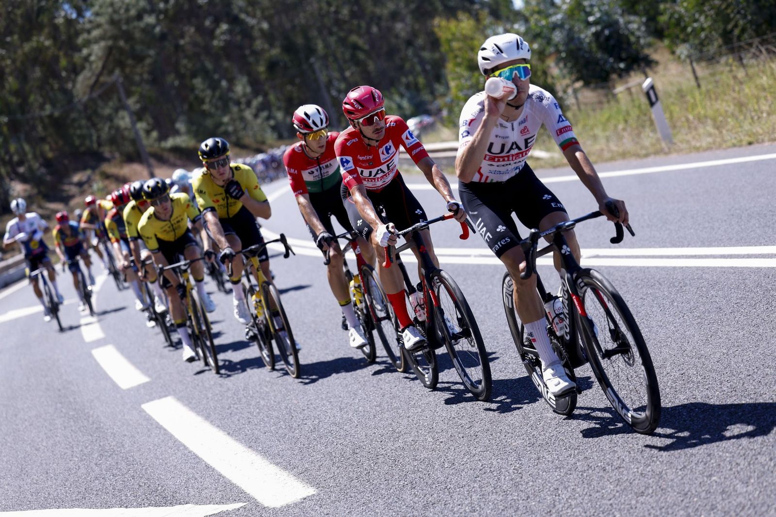 Luis Ángel Maté, protagonista en la fuga de la Vuelta a España