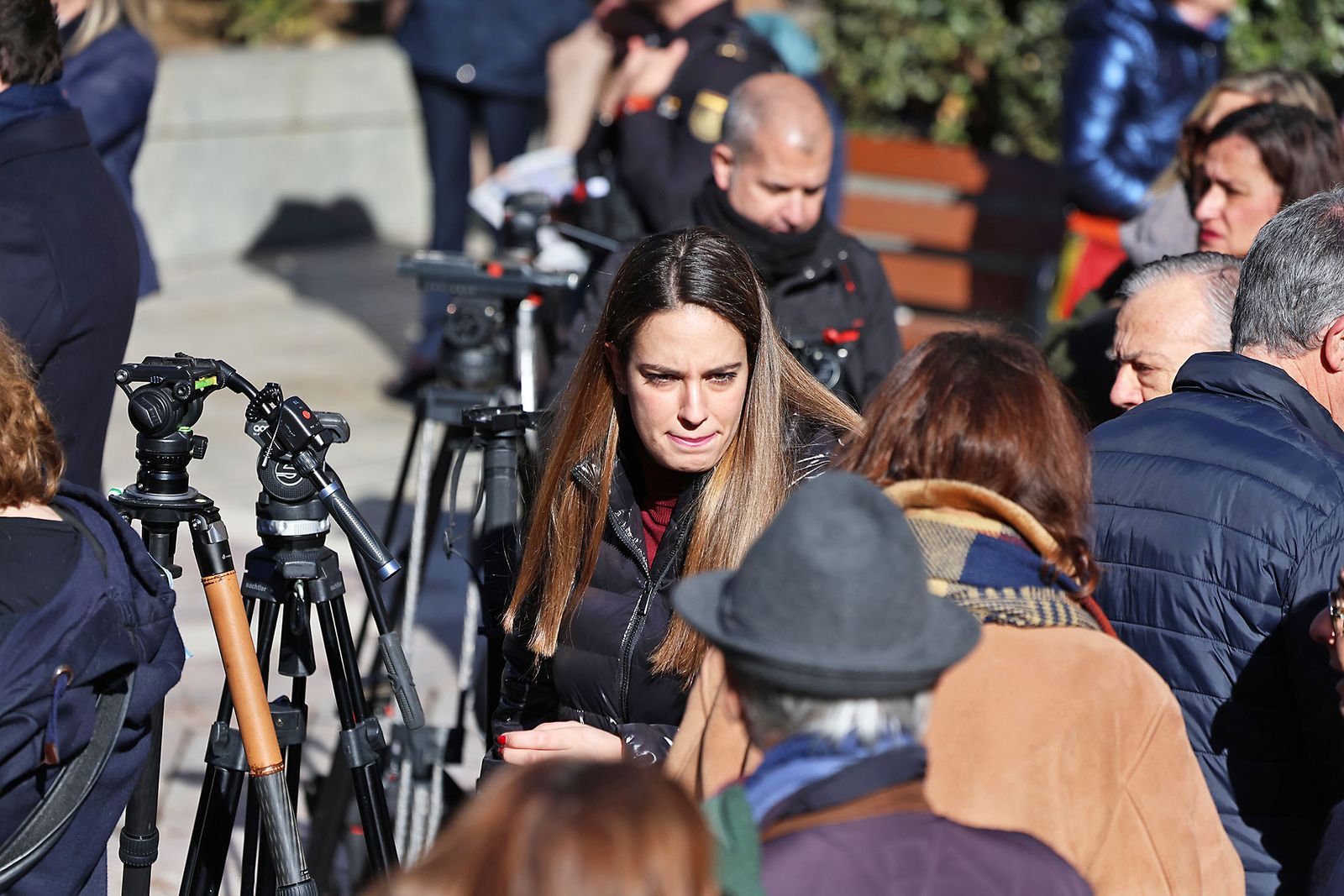 Las fotografías del minuto de silencio por el trágico accidente de tren