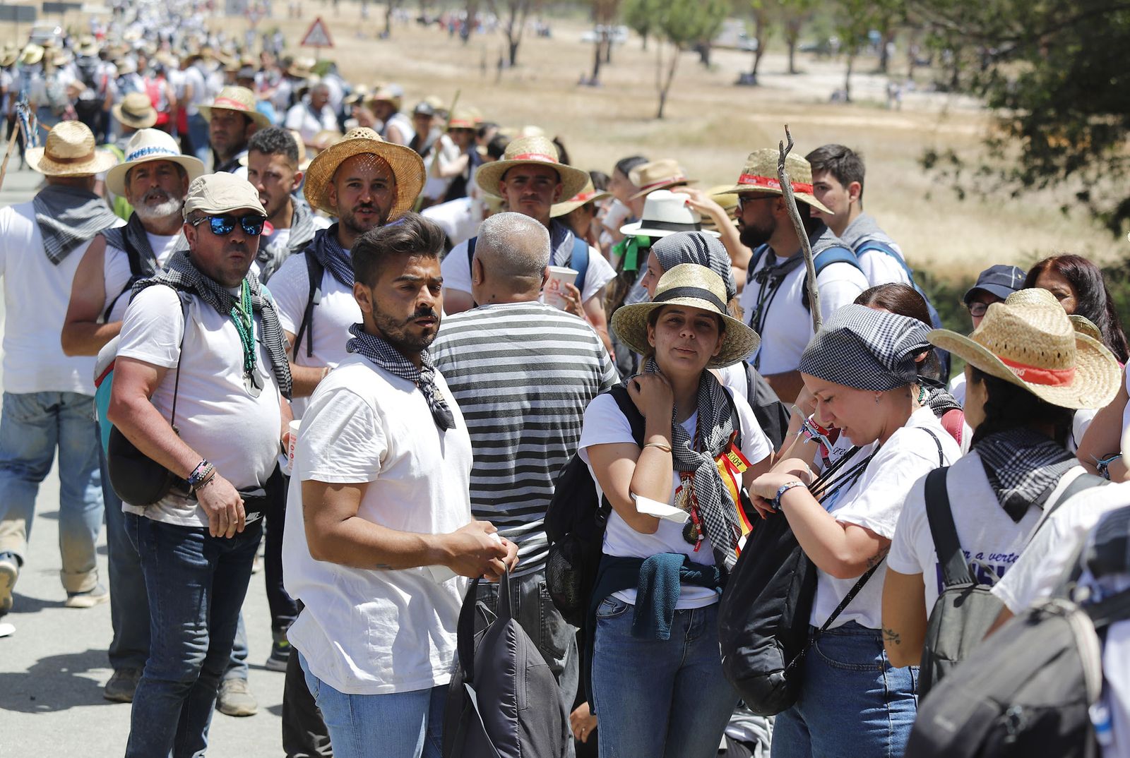 Todos los peregrinos de la Hermandad de Huelva, en imágenes