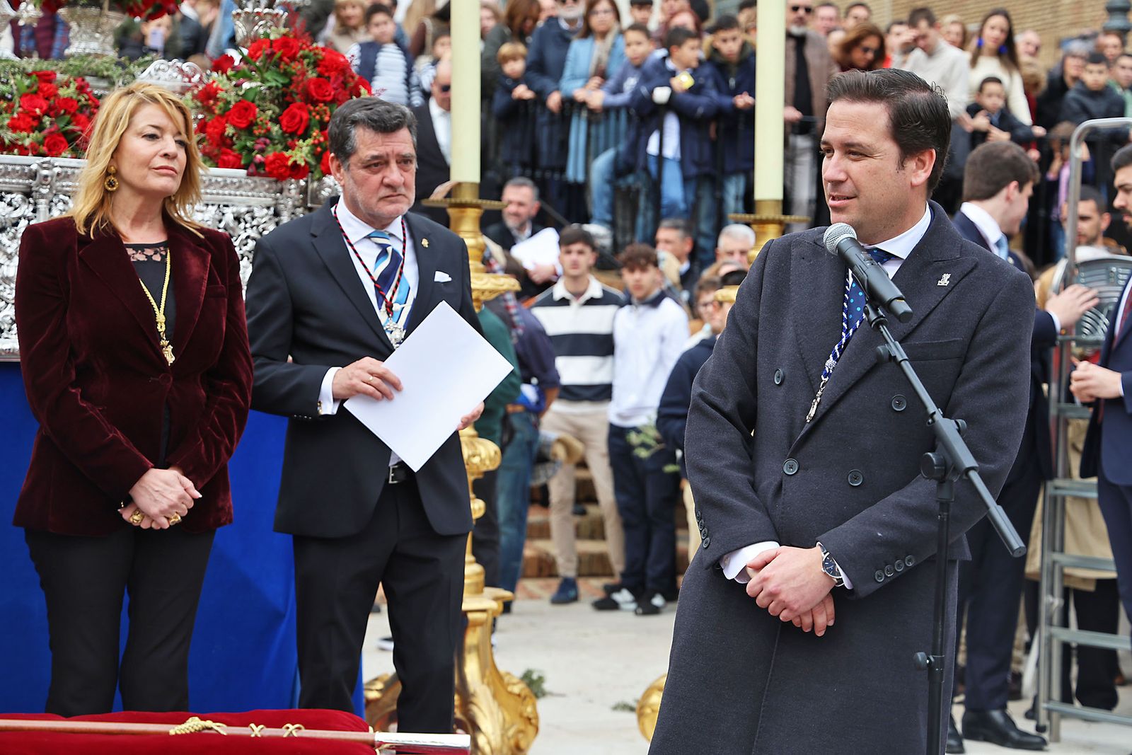 Proclamación de San Sebastián como alcalde perpetuo y la entrega de su vara