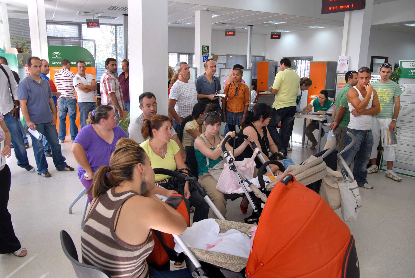 Imagen de archivo de una oficina del SAE