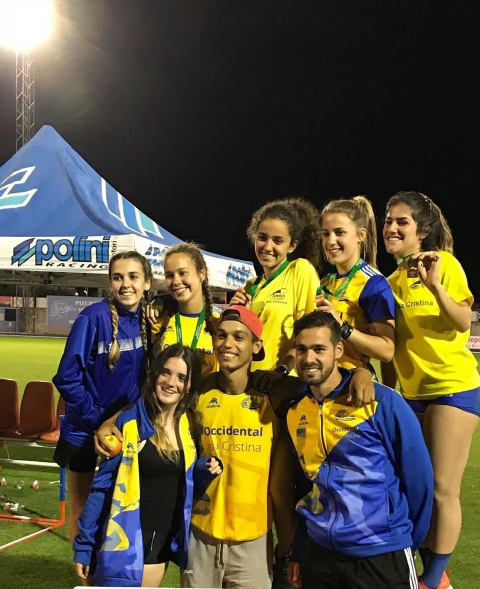 Los representantes del CA Isla Cristina brillaron en este Andaluz juvenil.