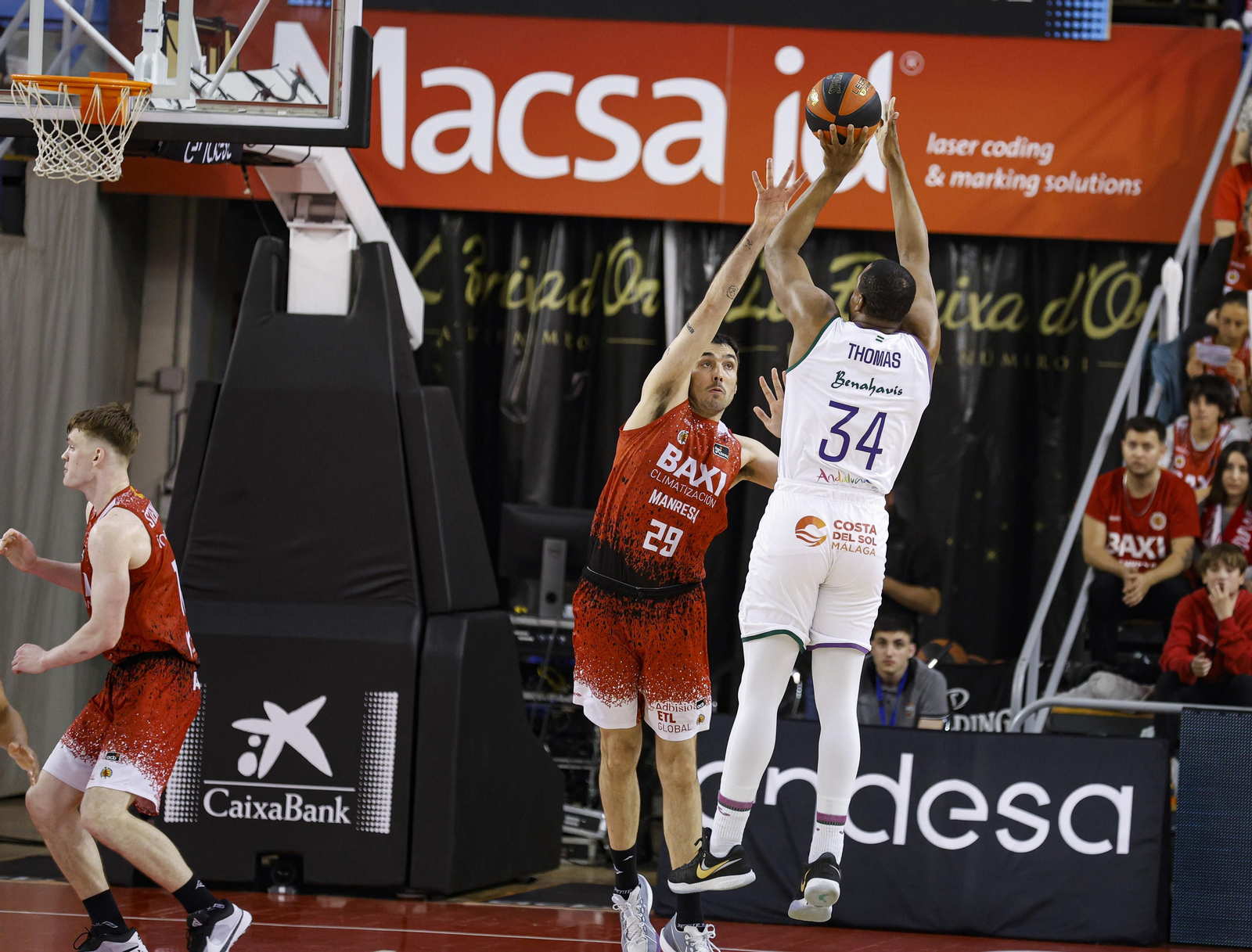 El Baxi Manresa - Unicaja, en fotos