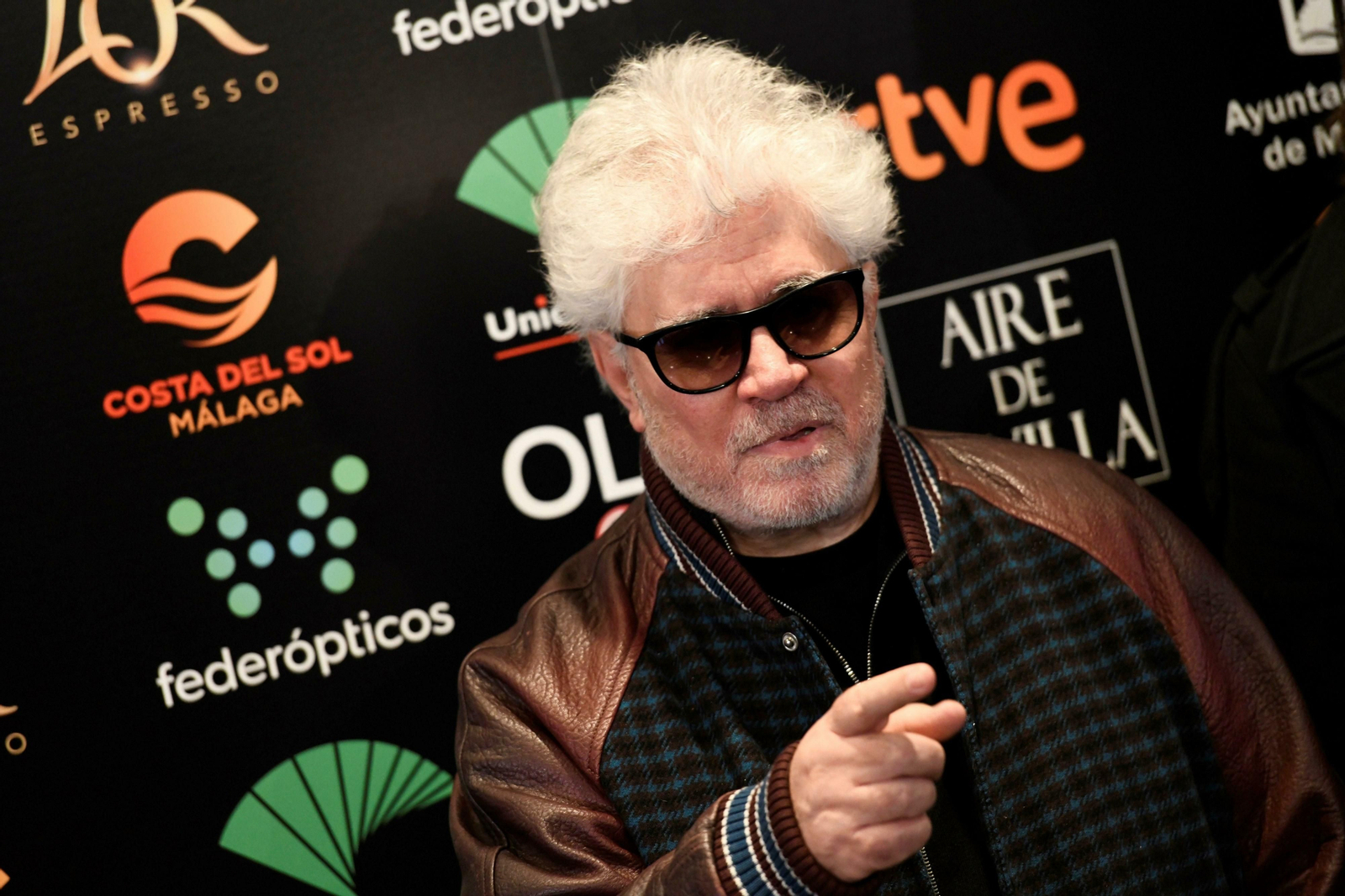 Pedro Almodóvar, en la lectura de nominados a los Goya, este lunes.