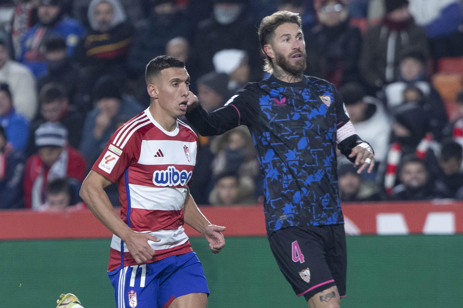 Sergio Ramos, en un momento del partido.