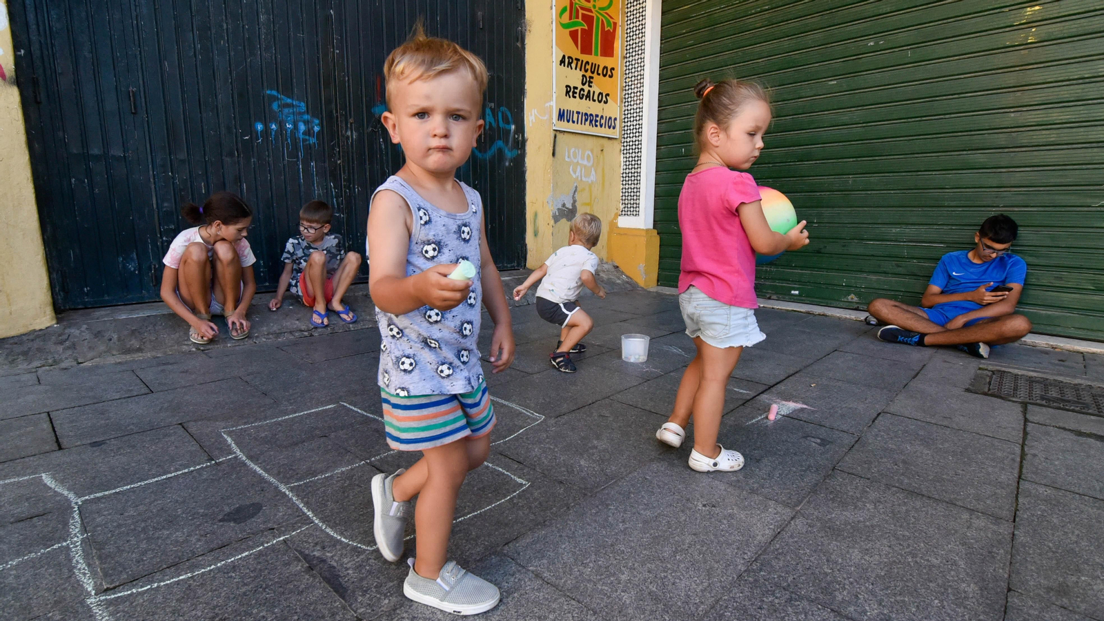 Una tarde con familias de rufugiados de Ucrania en Algeciras