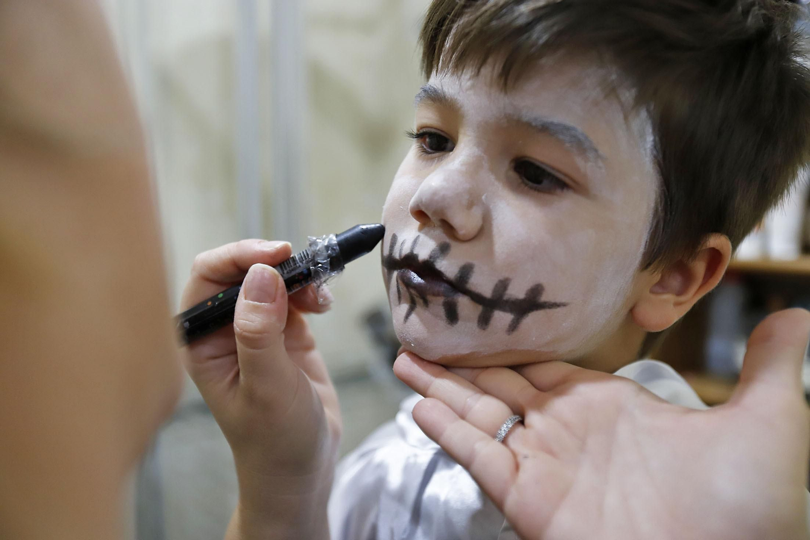 Ambiente de Halloween en las calles de Huelva