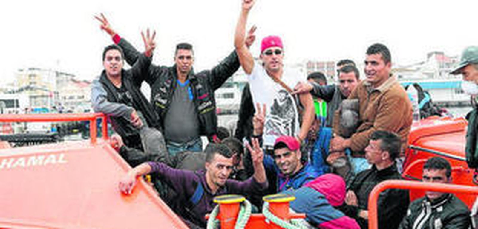 La embarcación fue detectada a las ocho de la mañana.