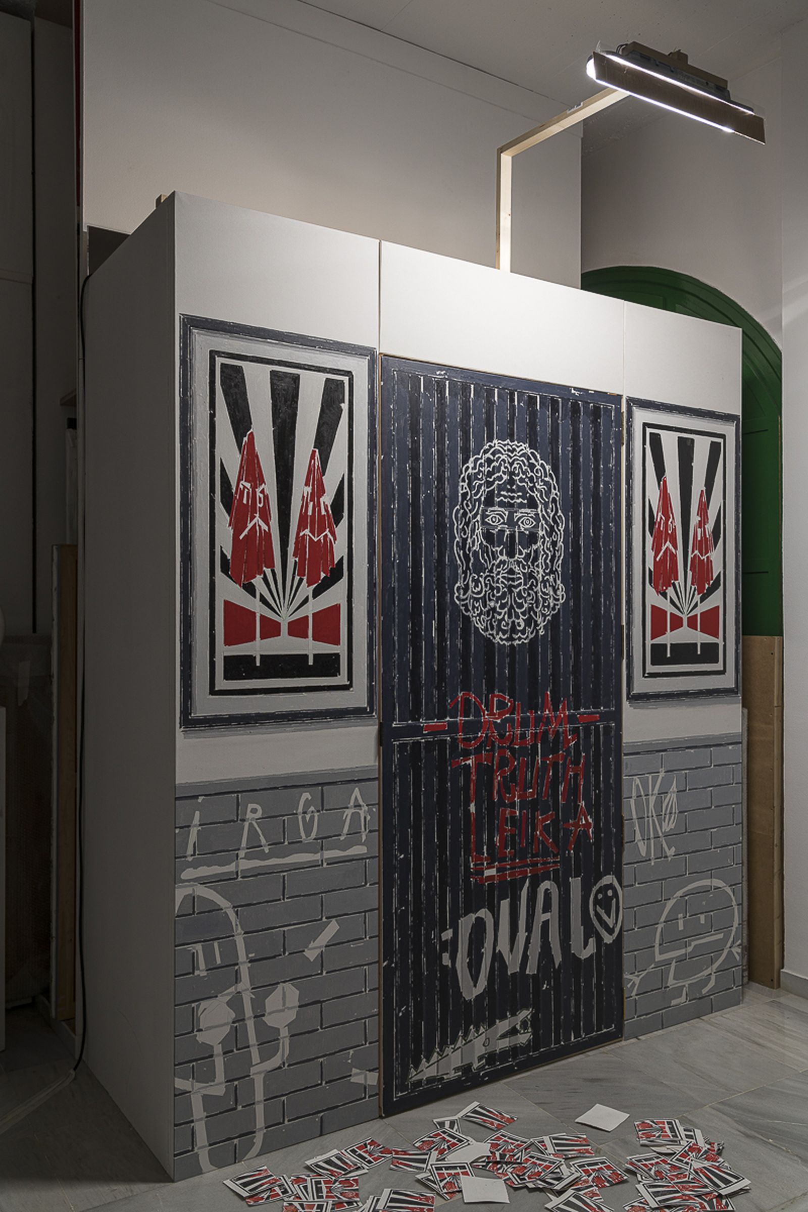 Obra de la exposición 'Prohibido fijar carteles'