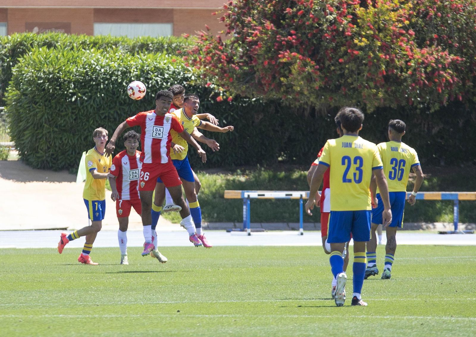 Partido de Segunda RFEF entre el Almería B y el Cádiz Mirandilla