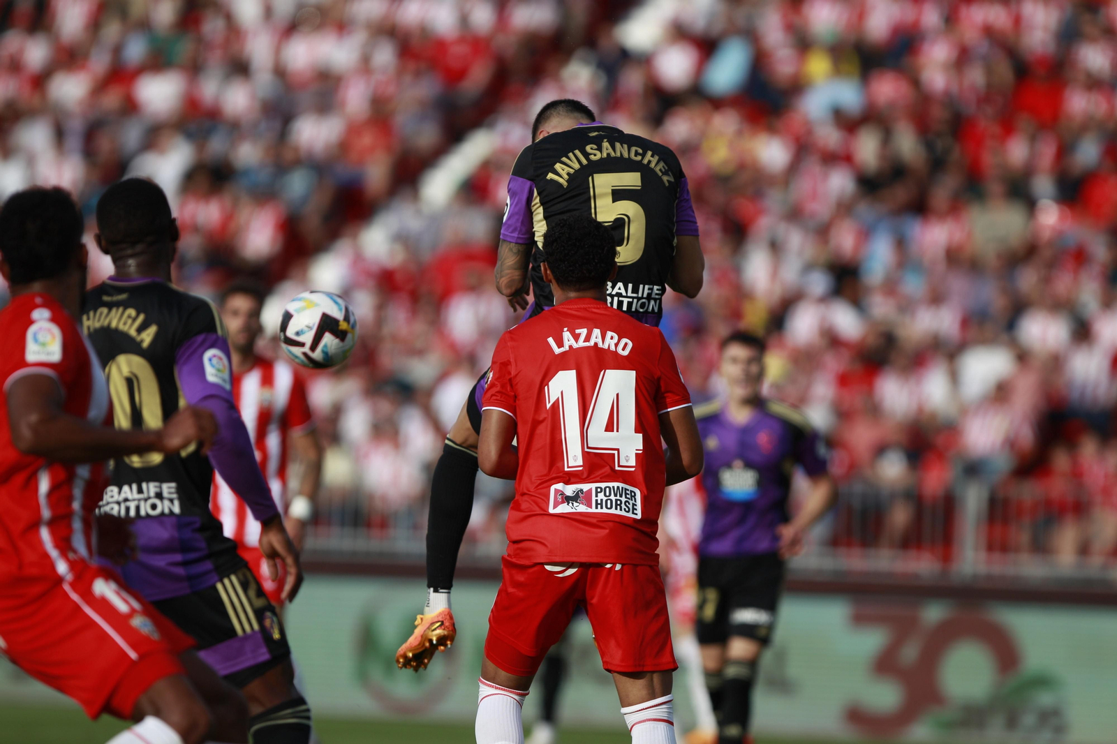 Imágenes del partido U.D. Almería-Real Valladolid C.F.