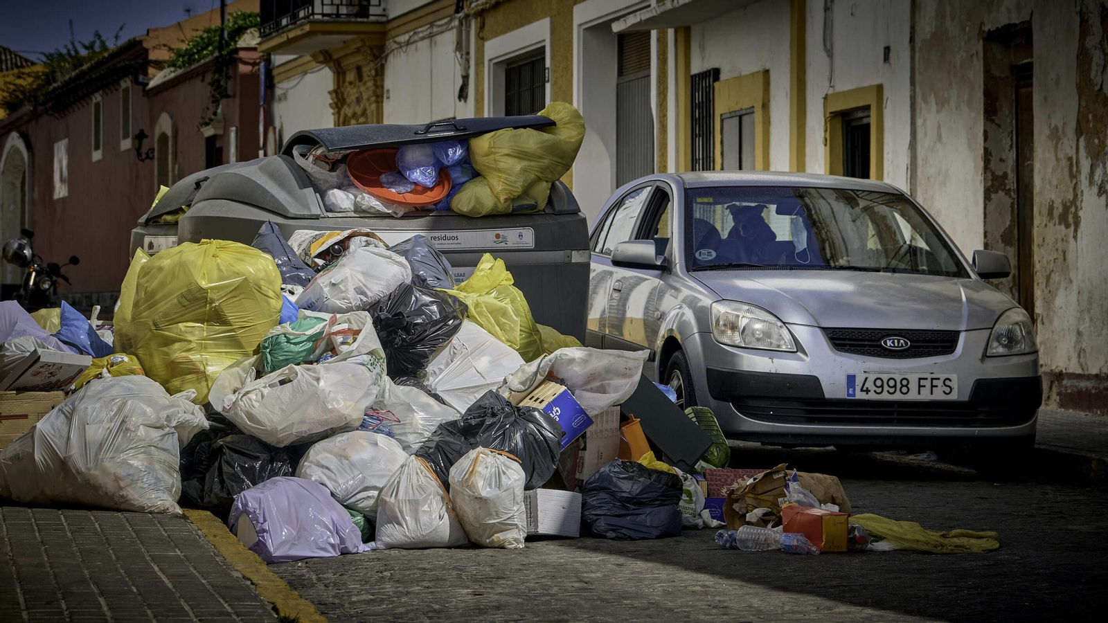 Huelga de basuras en El Puerto.