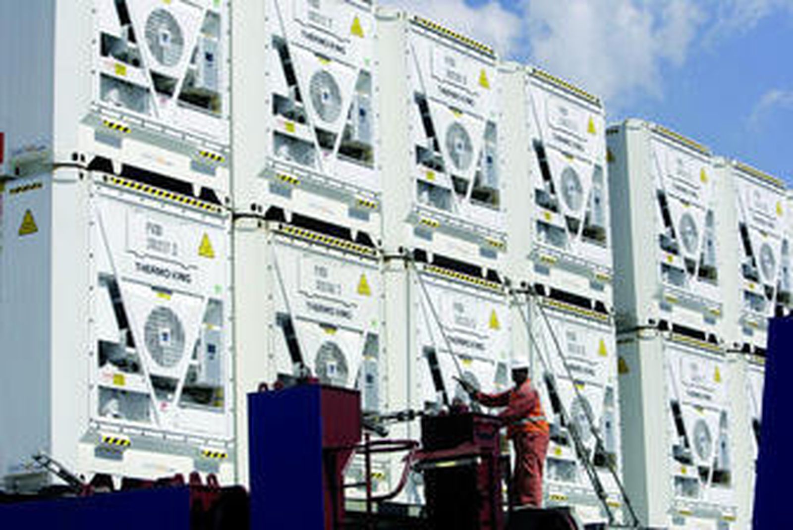 El buque Vohburg cargado de hortalizas camino a Dunkerque.