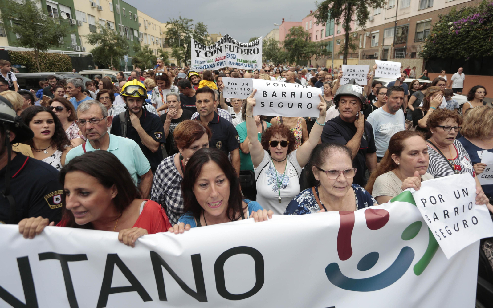 Las imágenes de la manifestación de Pino Montano