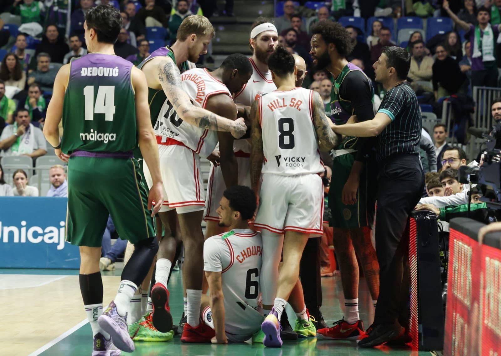 El Unicaja-Elan Chalon, en fotos