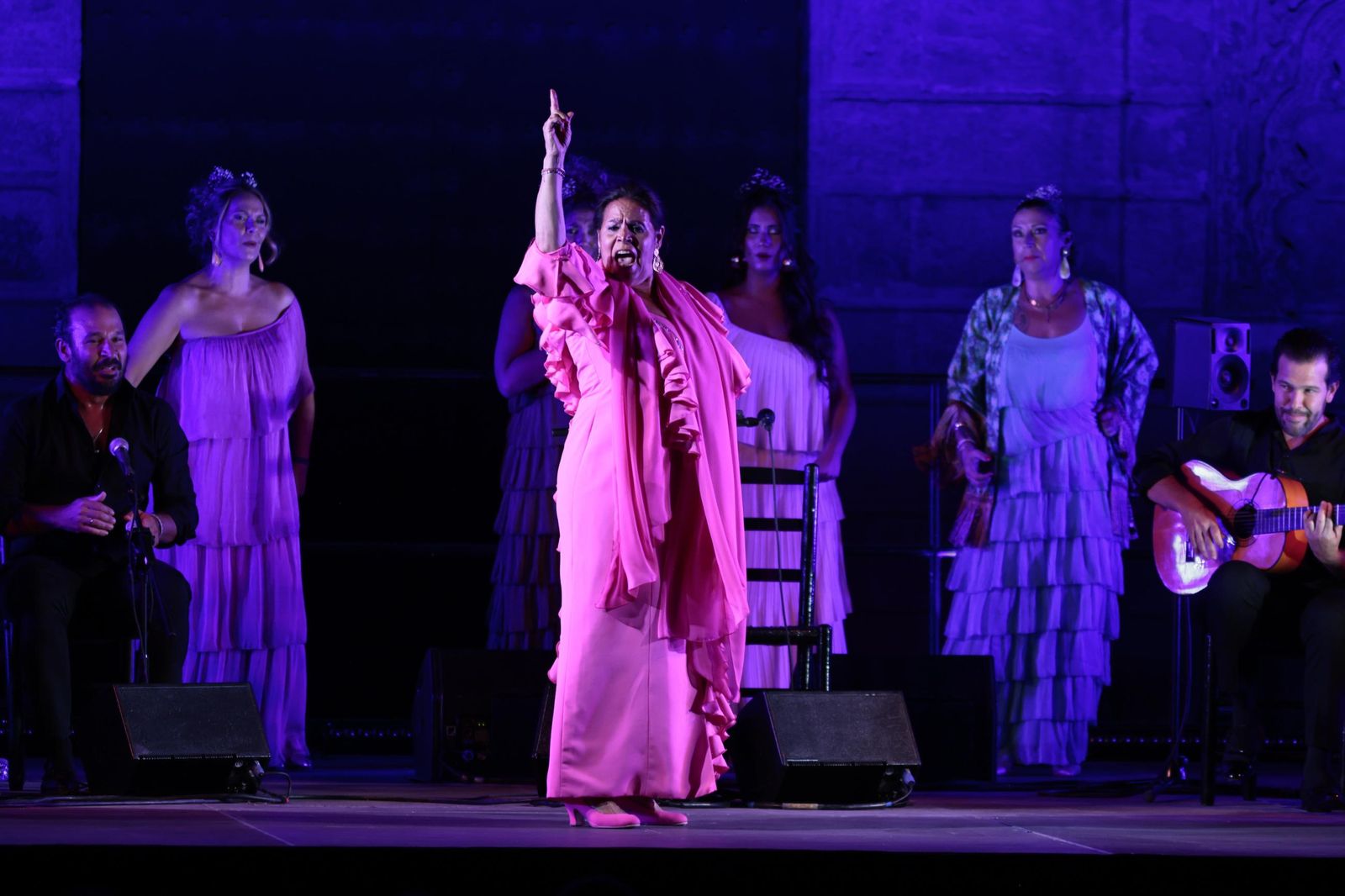 Las imágenes del recital de Aurora Vargas en la Bienal