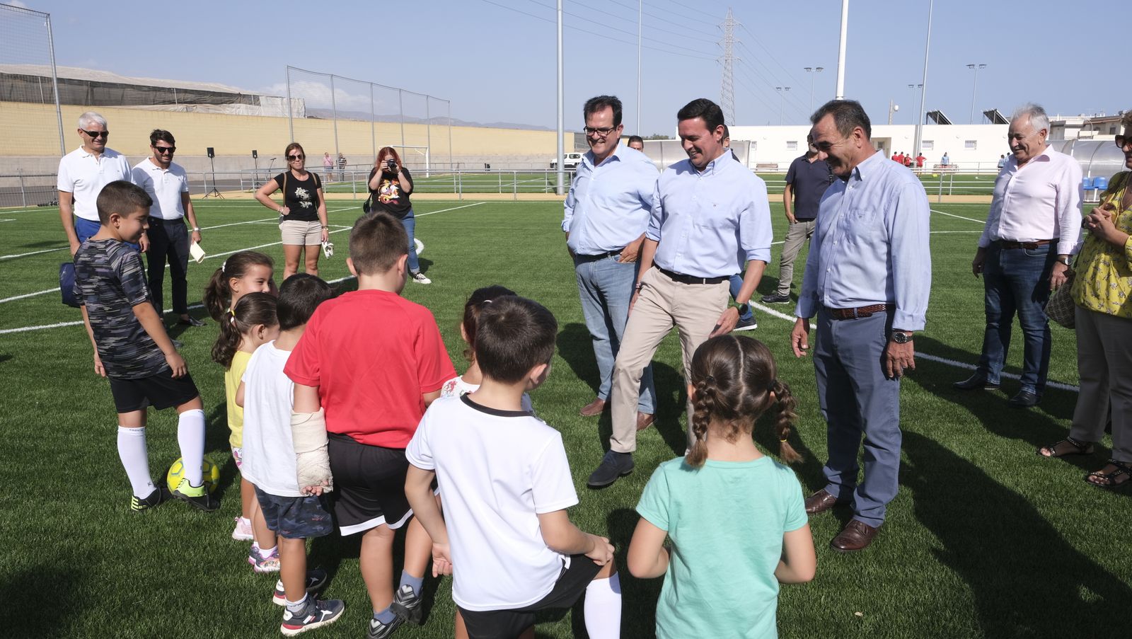 Imágenes de la inauguración de las nuevas instalaciones deportivas de la Venta del Viso (La Mojonera)