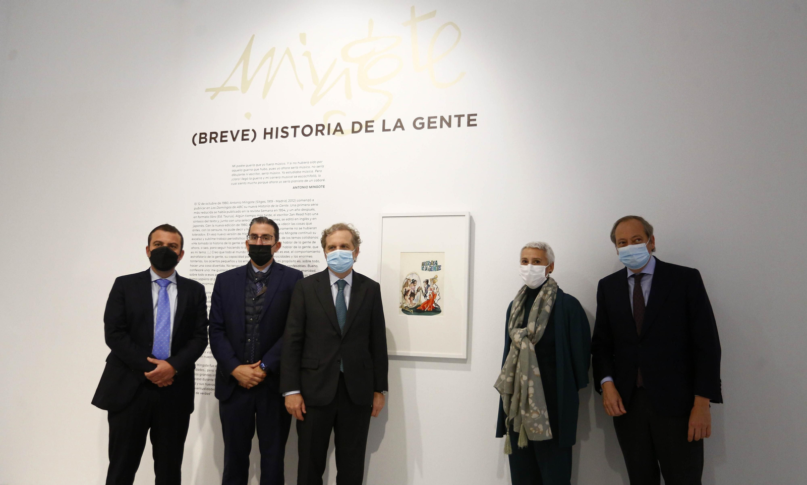 La Fundación Unicaja exhibe en Málaga una selección de los dibujos de Mingote publicados en el 'ABC'