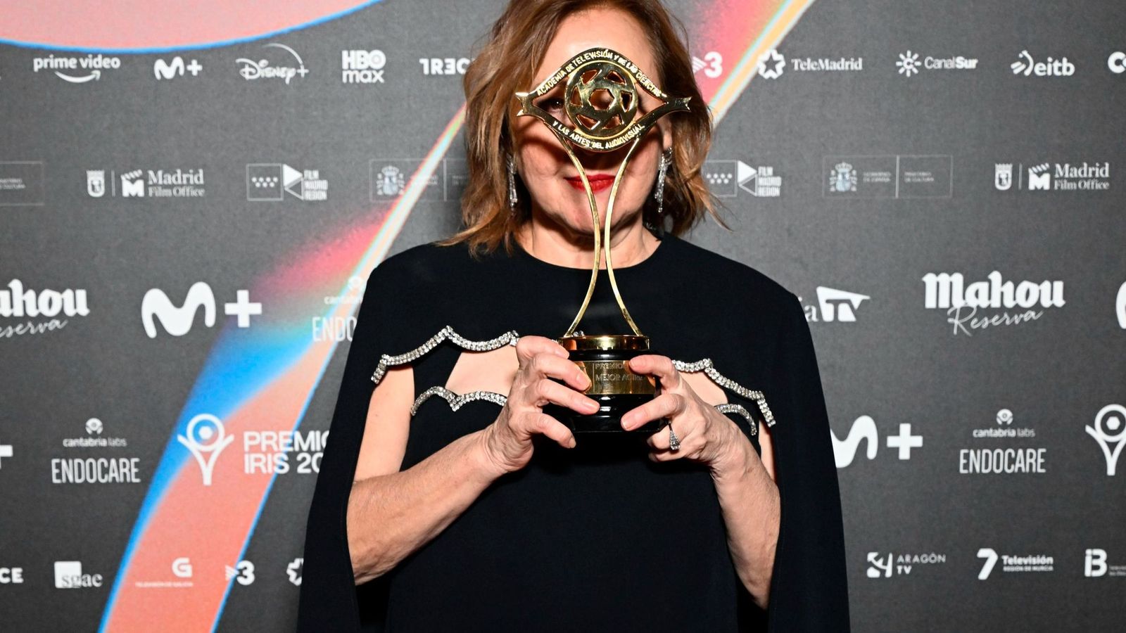 Carmen Machi luce su premio Iris