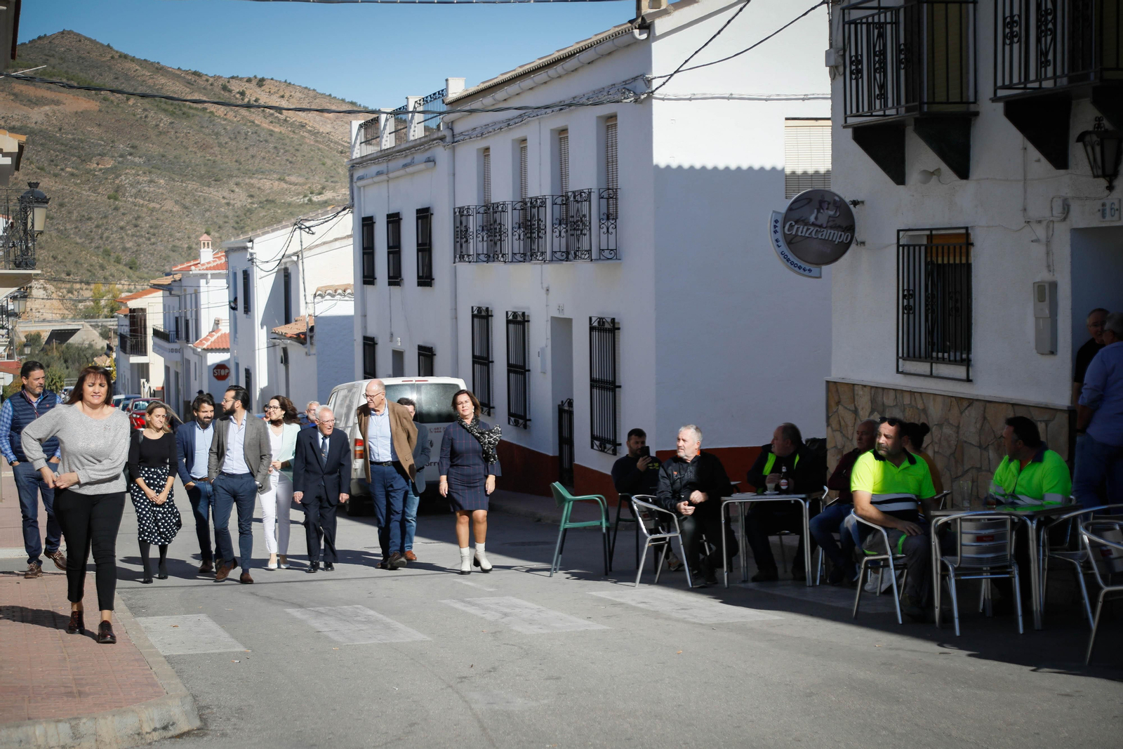 Imágenes de la moción de censura en Chercos