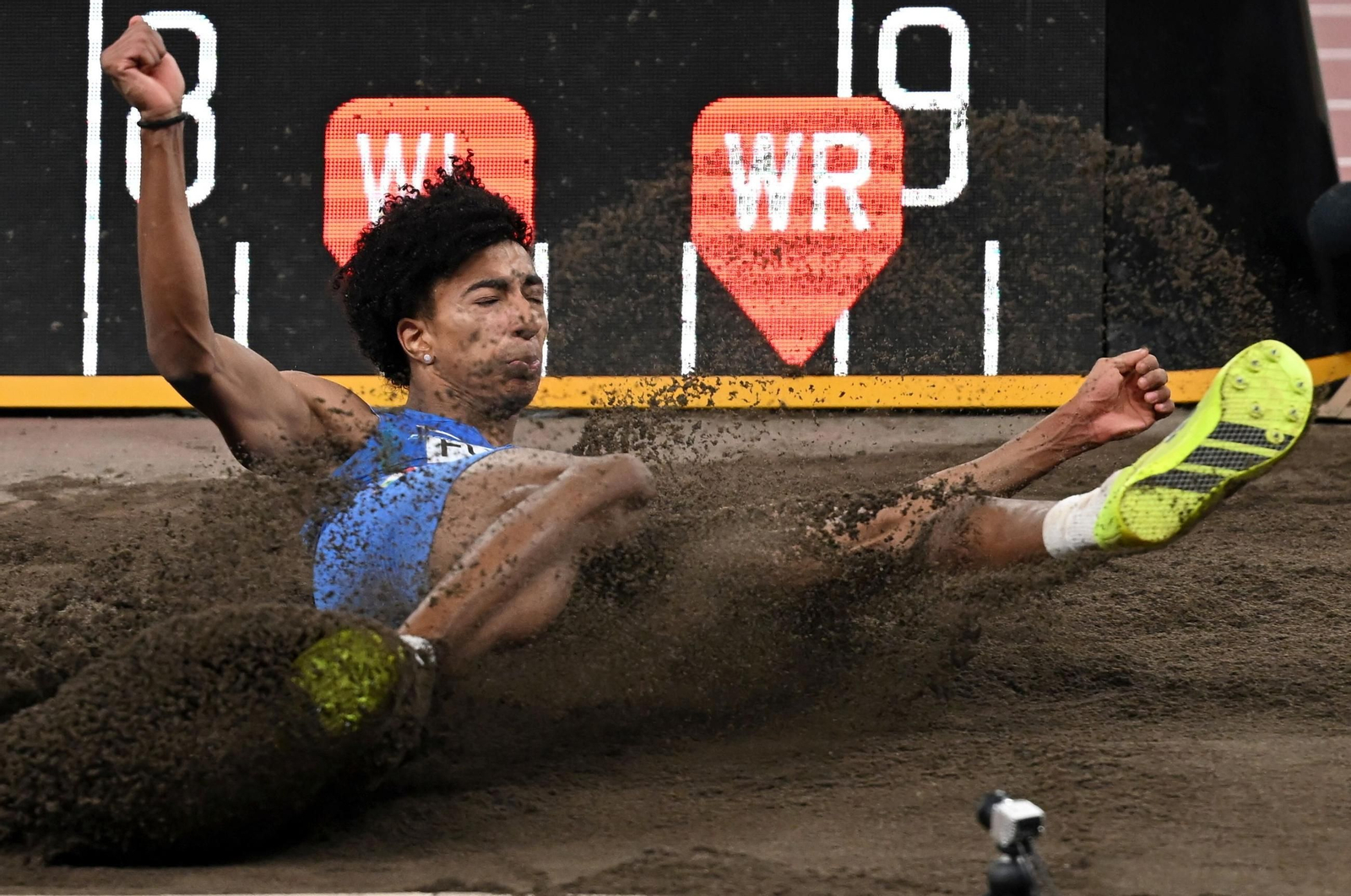 Las fotos de la lesión de Jordan Díaz y del resto de la jornada del Mundial de atletismo