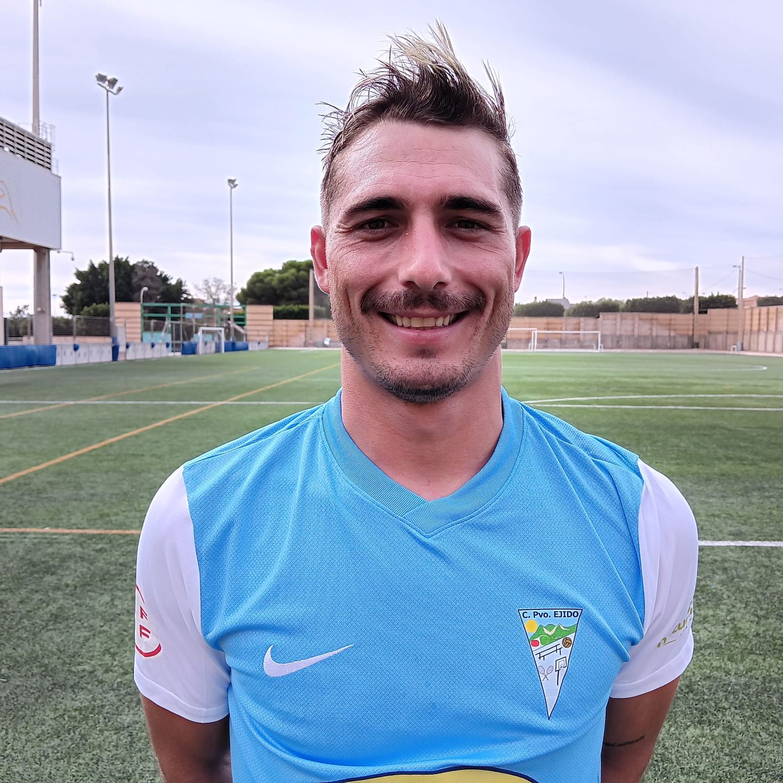 Cristo García, nuevo futbolista del conjunto ejidense.