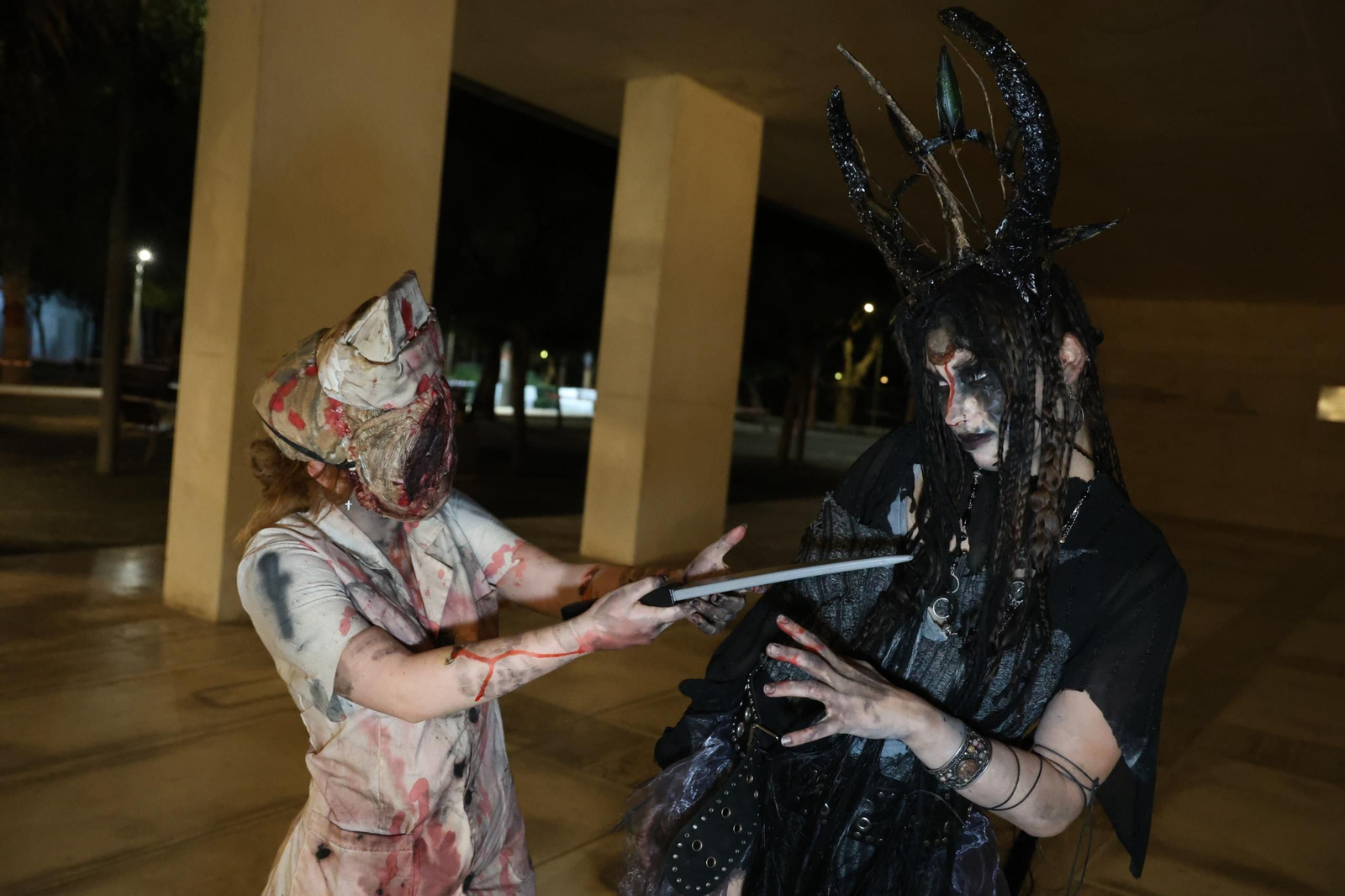 La noche de Halloween en Málaga, en imágenes