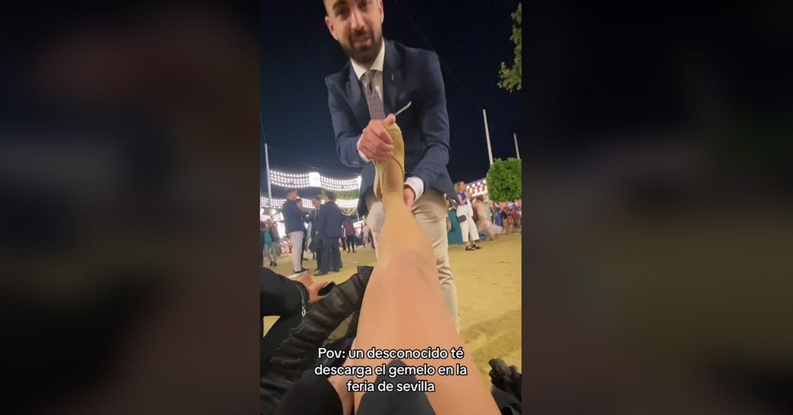 Captura del vídeo subido a la red social.