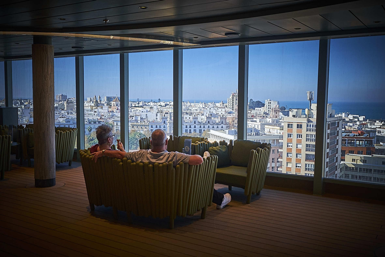 Primera escala en Cádiz del crucero MSC Seaside