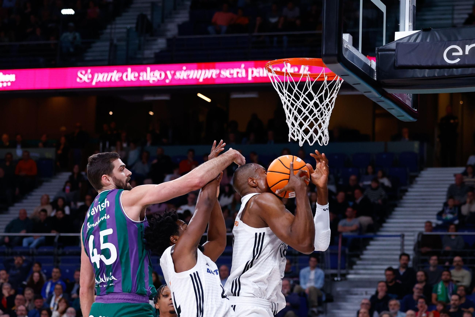El Real Madrid-Unicaja, en fotos