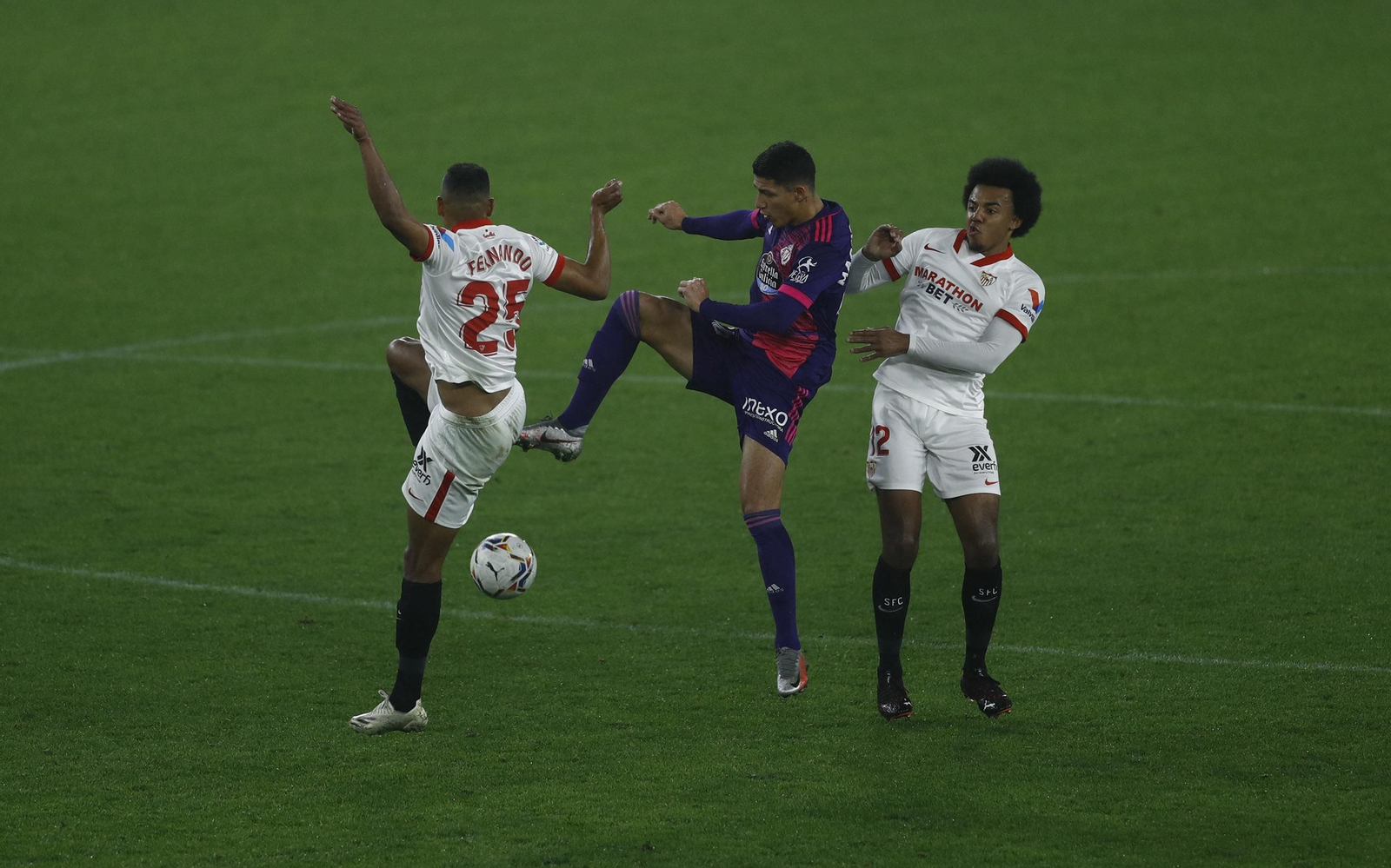 Las imágenes del Sevilla-Valladolid