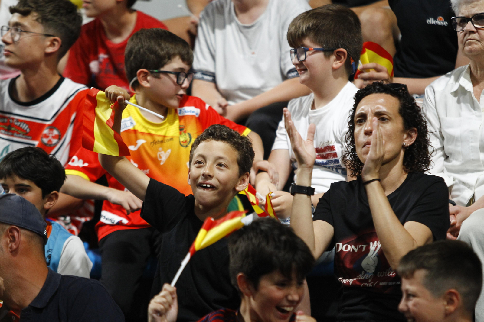 Imágenes del España-Dinamarca de la EHF Euro Cup de balonmano, en Almería