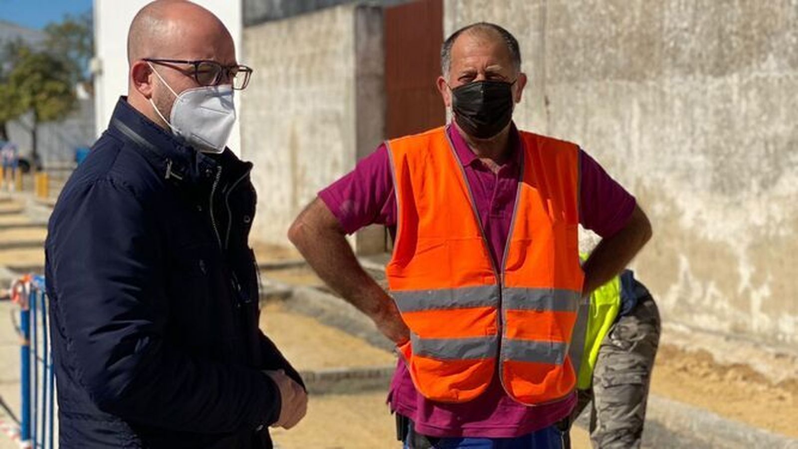 Las obras del Plan Profea  en el Poblado de Doña Blanca.