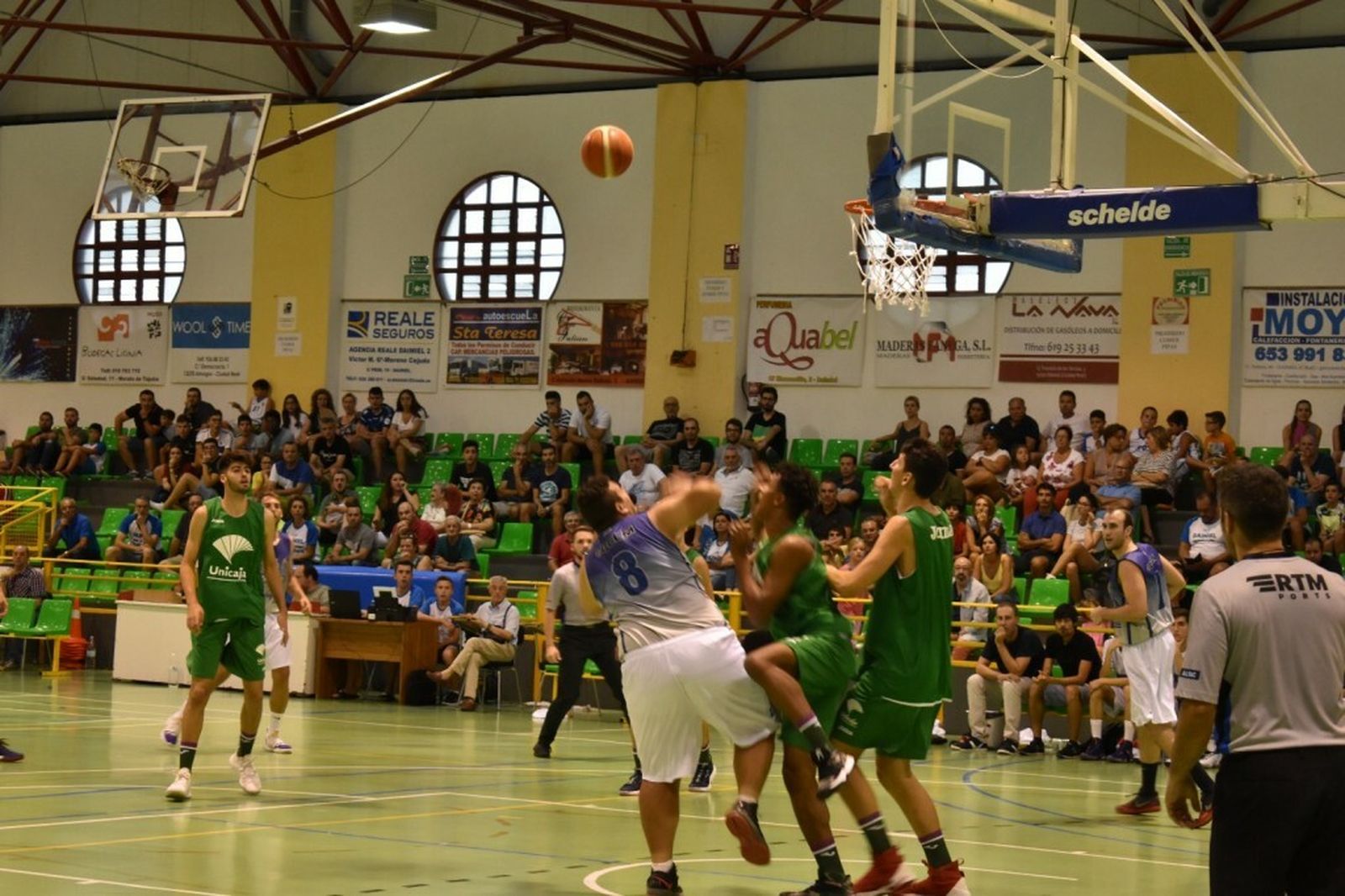 Imagen del CB Daimiel-Unicaja de EBA.