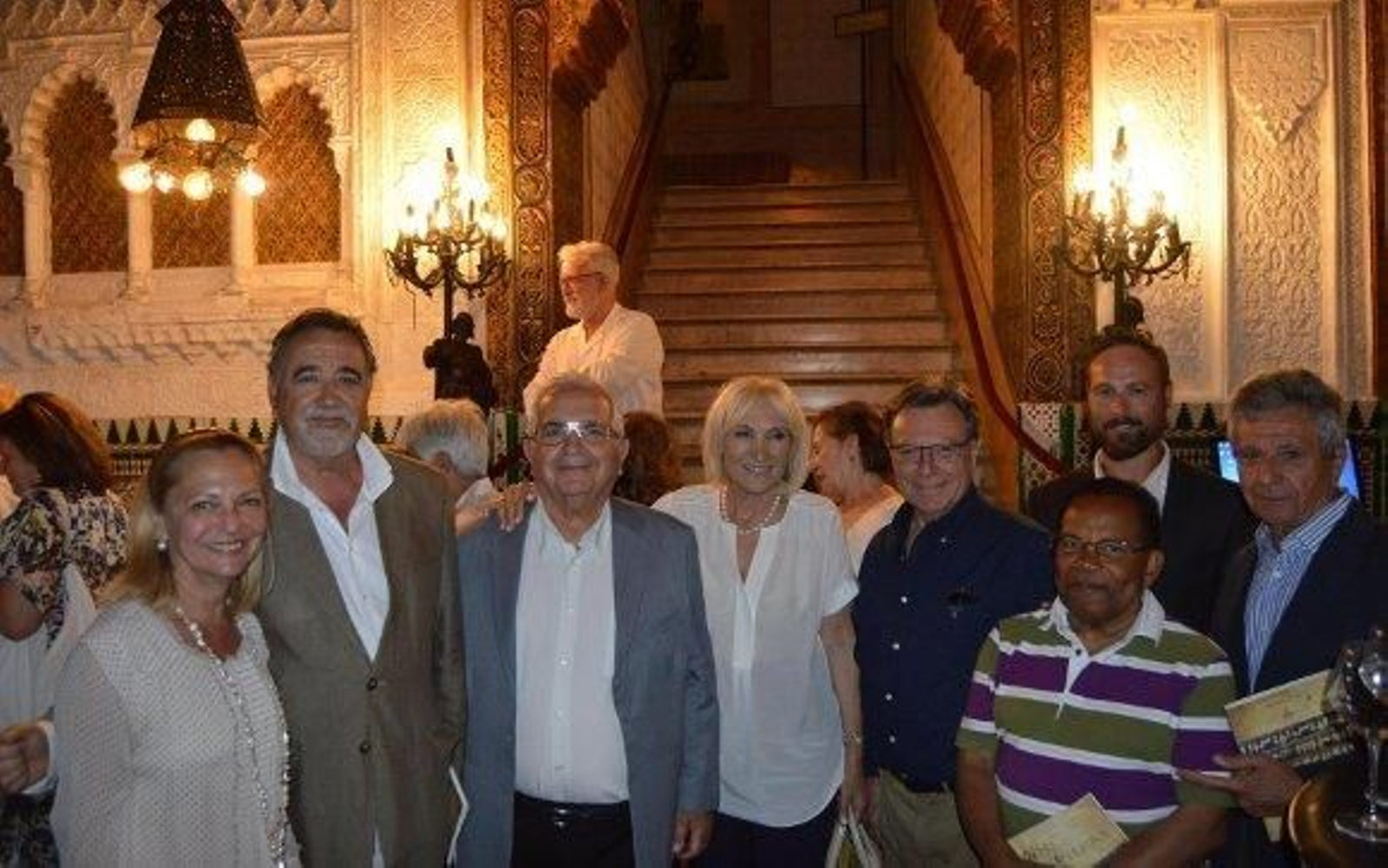 Felicidad Rodríguez, Jesús Maeso, Isaac Bargsat, Susi Cigüela, Manuel González Macías, Fernando Souza Sergio Cigüela y Enrique Huguet.  Foto: Ignacio Casas de Ciria
