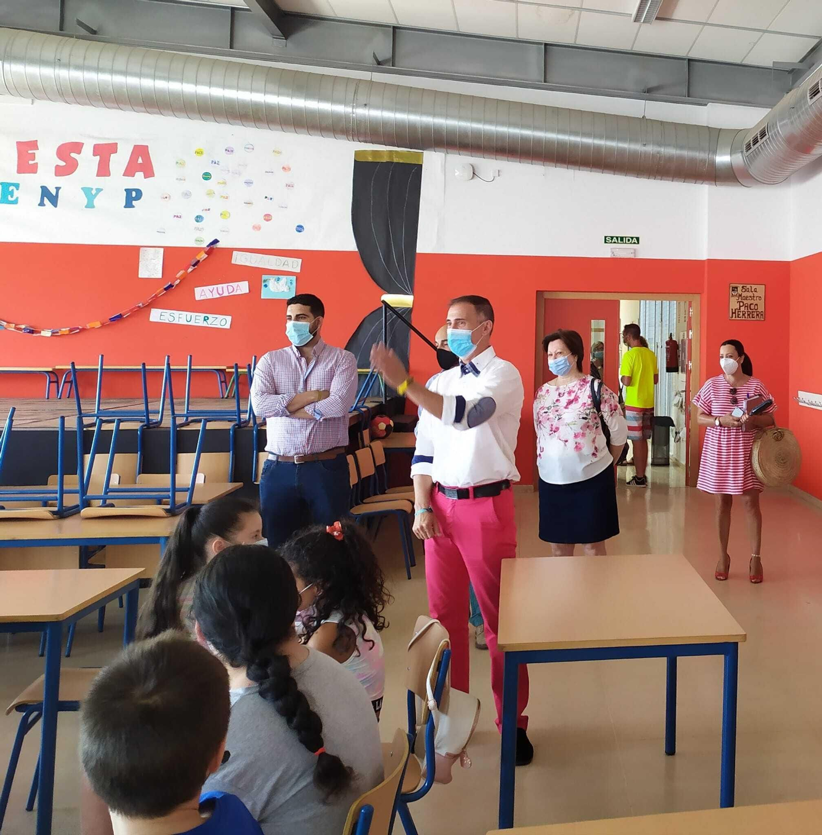 Visita a la Escuela de Verano de Alhama de Almería.