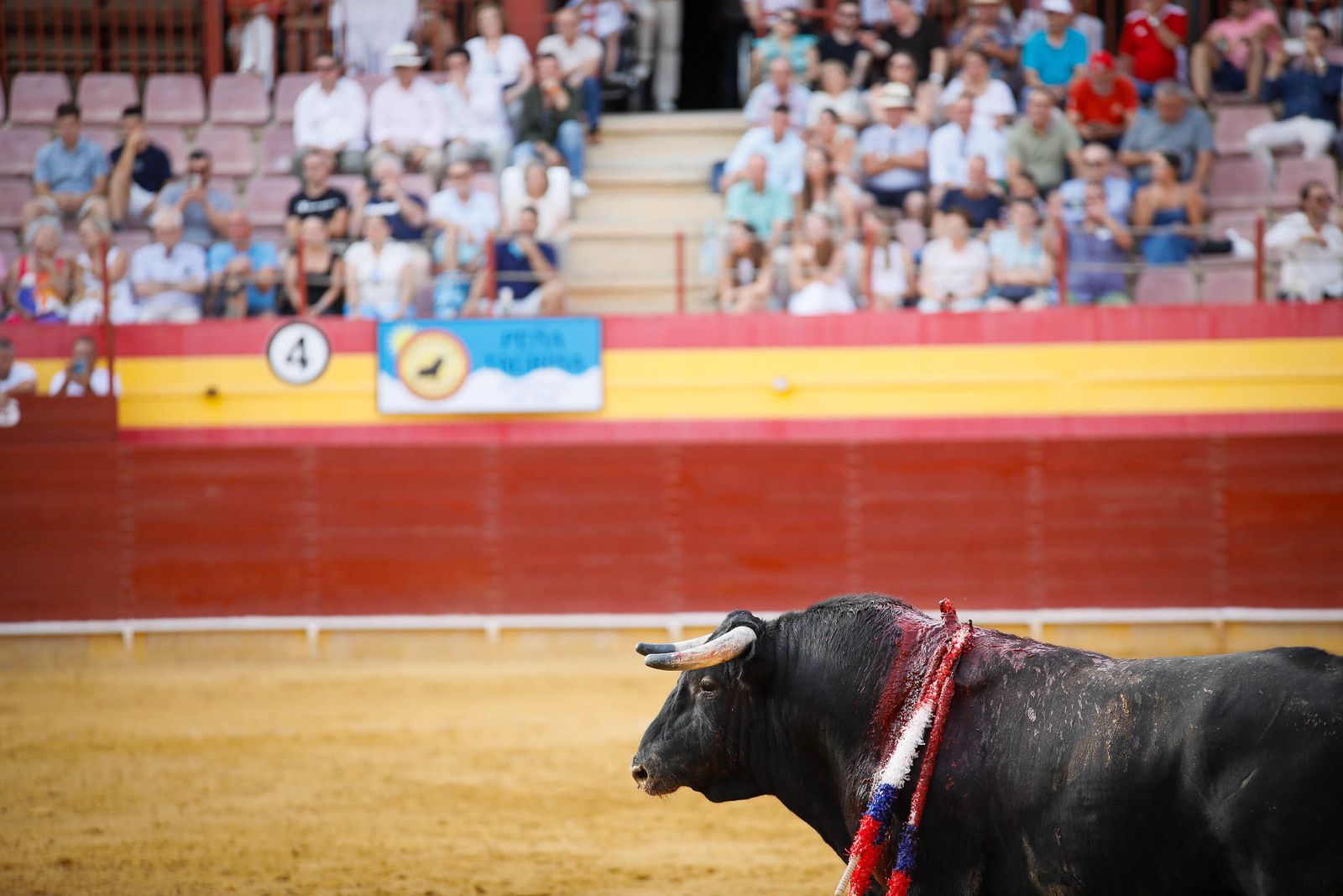 Imágenes de la corrida de toros en Roquetas de Mar