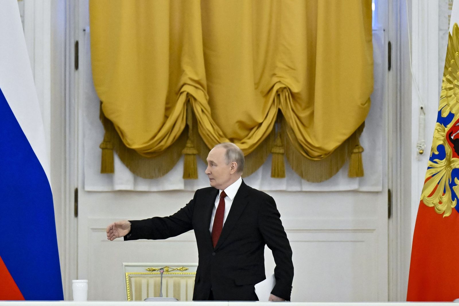 El presidente de Rusia, Vladimir Putin, este jueves.