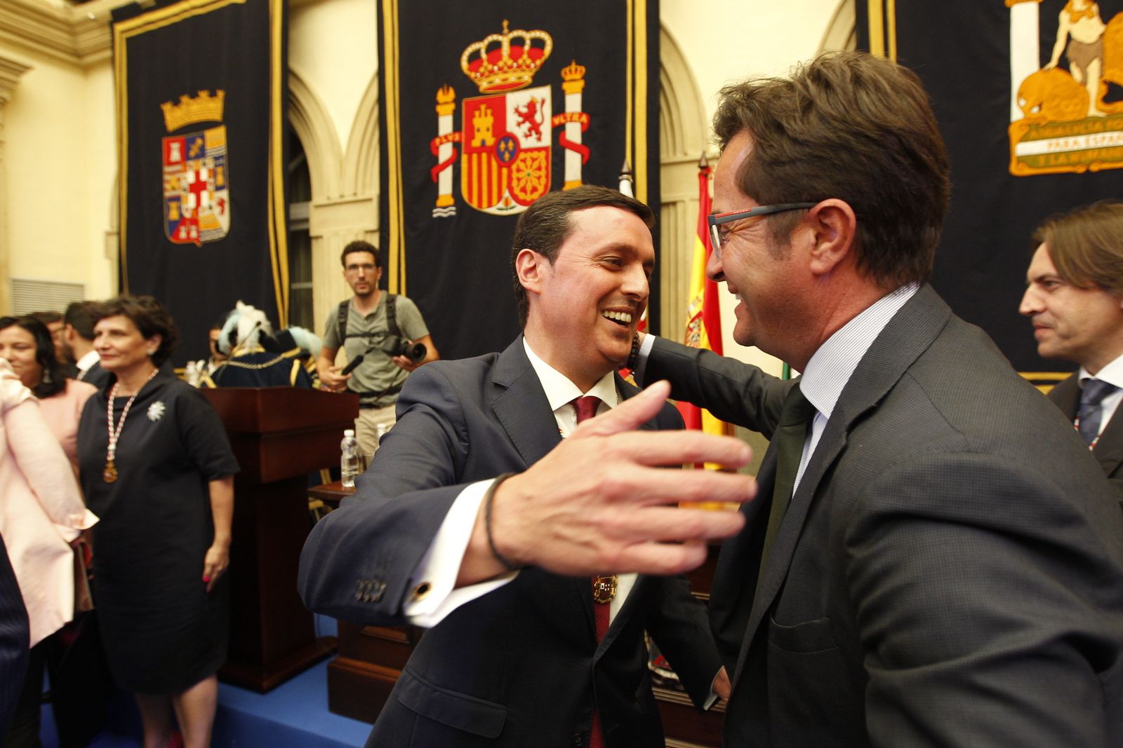 Pleno investidura Presidente Diputación de Almería. Javier Aureliano García