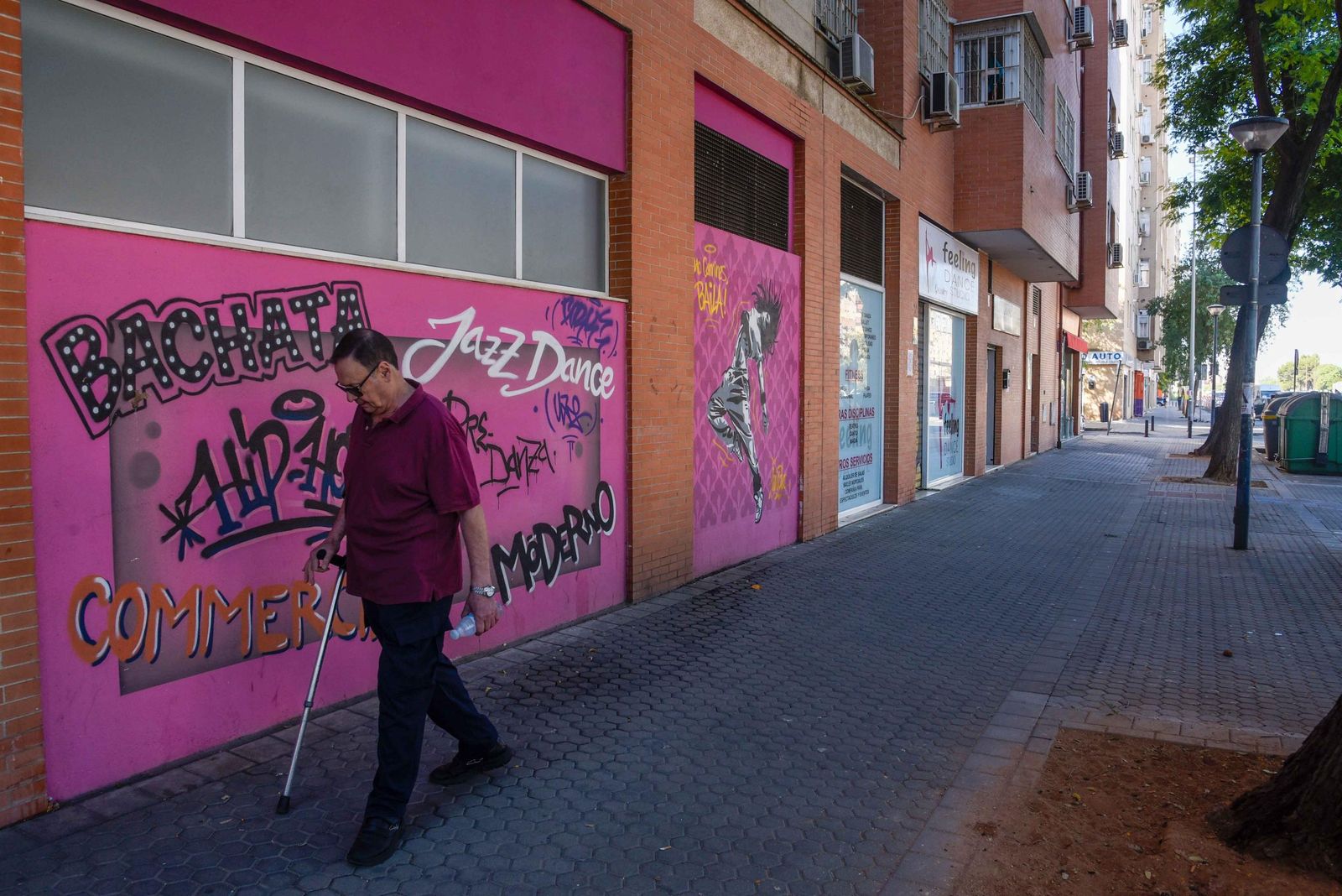Las obras de la línea 3 del metro de Sevilla en Pino Montano