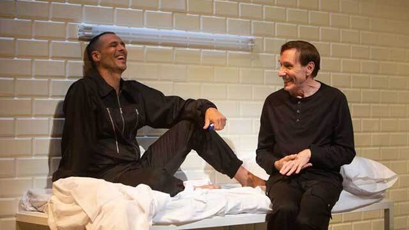 Los actores Eusebio Poncela e Igor Yebra.