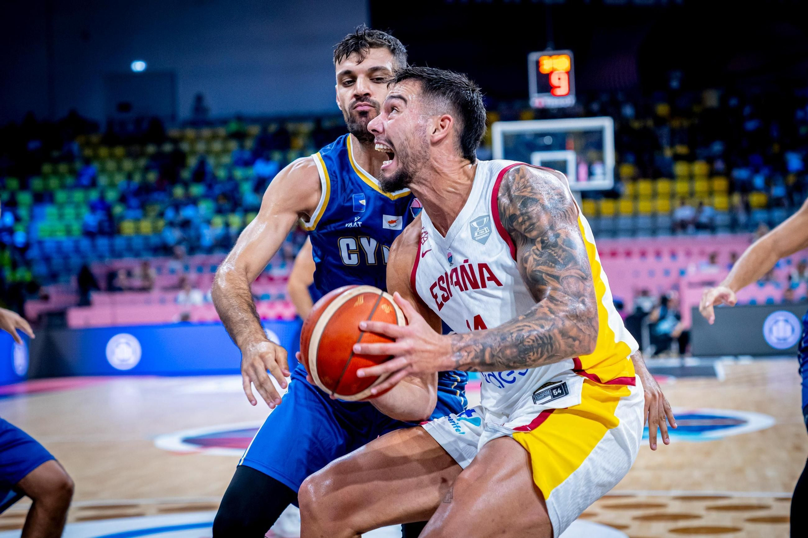 Las fotos del Chipre - España de baloncesto