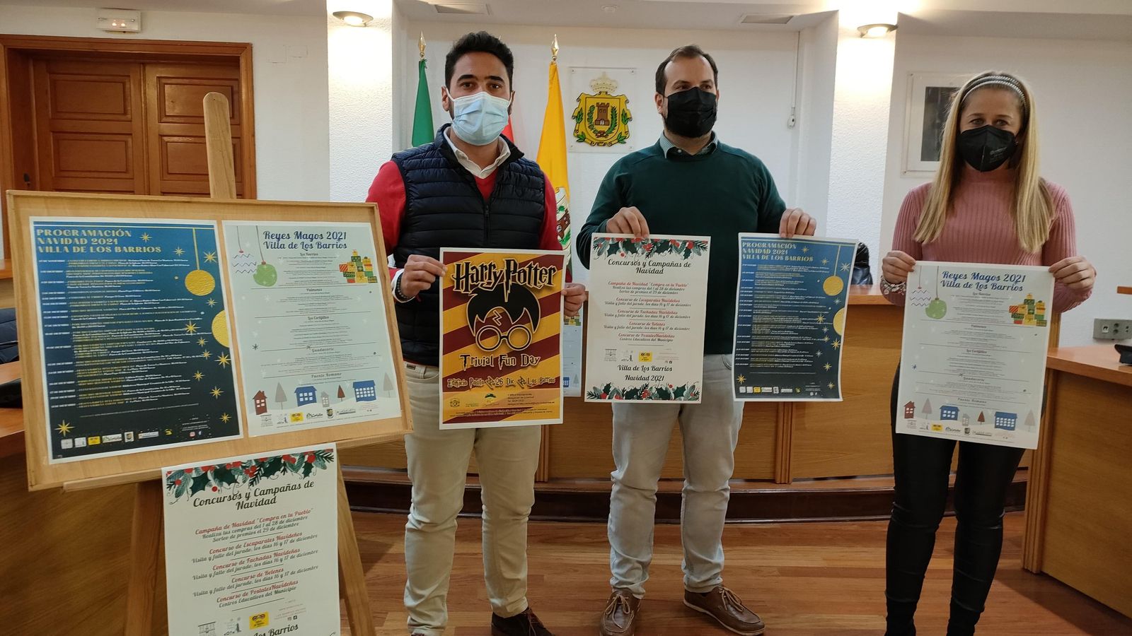 Presentación de las actividades navideñas en Los Barrios