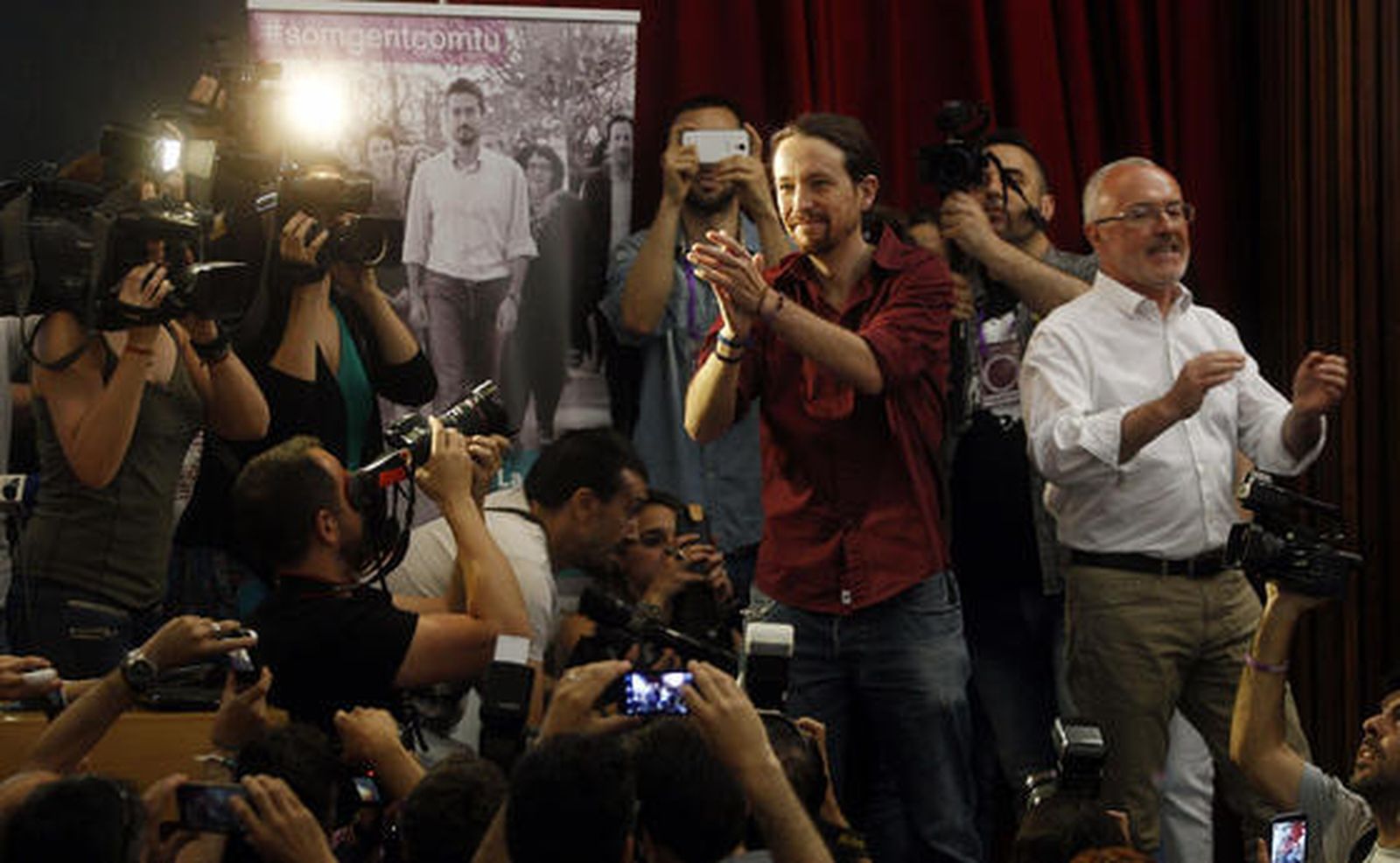 Pablo Iglesias reivindica a Podemos como el "movimiento heredero" del 15-M